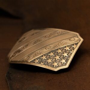 Montana Silversmiths Southwest Collection Made in the USA Buckle (Bronze Faded Glory Flag)