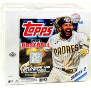 2021 topps series 2 mlb baseball retail box (24 pks/bx)