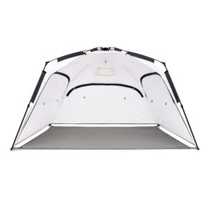 Veer Family Basecamp Recreational Pop-Up Tent | Premium Trail Rated Beach Tent or Camp Shelter for Adults and Kids | Water Resistant UPF50 Protective Coating | Portable with Easy Set Up and Take Down