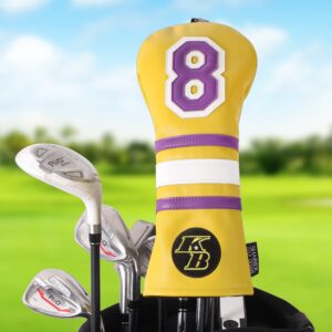 SHABIER Golf Sports Style Golf Wood Club Headcover Driver Cover for Taylormade M5 M6 Driver (No8 Fairway Cover)