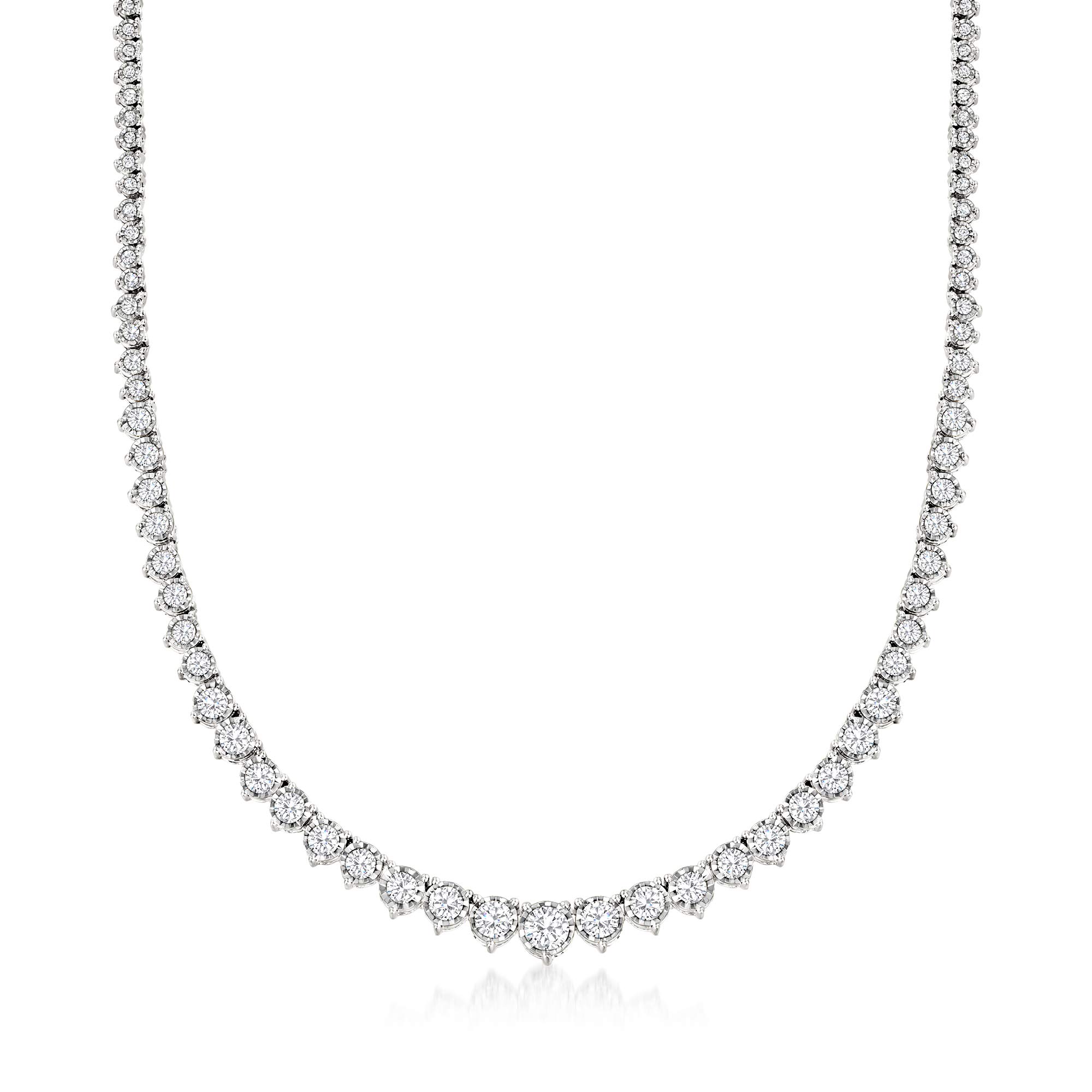 Ross-Simons Diamond Tennis Necklace I-J Color / I2-I3 Clarity