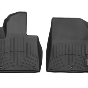 WeatherTech Custom Fit FloorLiners for Hyundai Santa Fe - 1st Row (4416561), Black