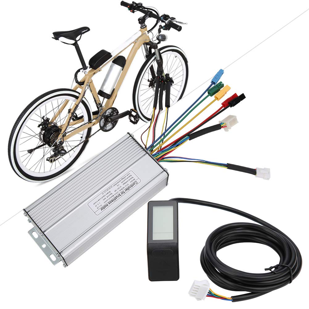 EVTSCAN E-Bike 36V/48V 30A Brushless Controller Electric Bike KT LCD4 Display Screen Kit Normal Connector