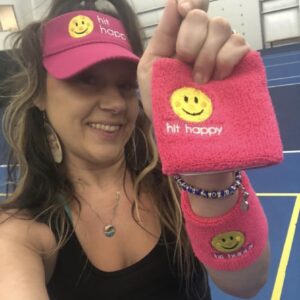 Hit Happy Pickleball Visor (Pink)