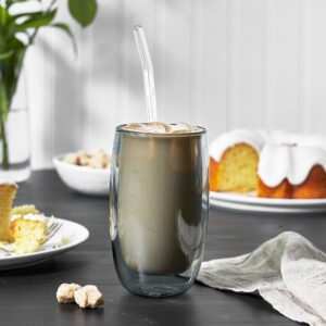 ZWILLING Sorrento Latte Glass Set, 11.8 oz, Smoke