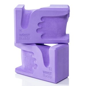 WRIST BUDDY® Yoga Blocks | Engineered to Reduce Wrist Pain, Enhance Wrist Comfort and Grip Strength on the Blocks | Best Performance Block | EVA Foam Blocks Yoga Accessories Set | Great Summer Gifts