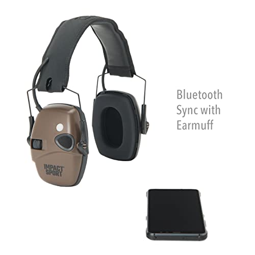 Howard Leight Honeywell Ademco Howard Leight Impact Sport with Bluetooth, Flat Dark Earth (R-02549)