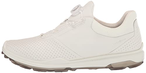 ECCO Men's Biom Hybrid 3 BOA Hydromax Water Resistant Golf Shoe, White, 10-10.5