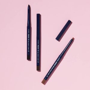 ETUDE Proof 10 Gel Pencil Liner 0.3g (#2 Dark Cacao) (21AD) | Creamy Gel Texture Eyeliner with Wearable Shades to Create Precise Line Eye Makeup without Efforts