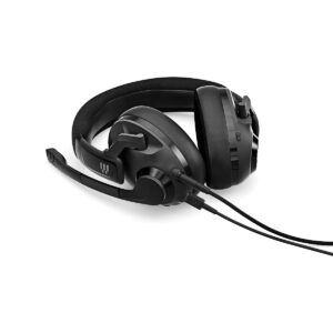 EPOS H3 Hybrid - Closed Acoustic Gaming Headset with Bluetooth - USB-A PC & 3.5mm Console Cable - Dual Microphones - Lightweight - Easy Adjustment - Long Battery Life - Multi-Platform Compatible Black