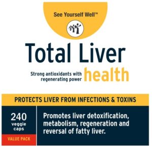 See Yourself Well Total Liver Health: Liver Cleanse, Detox & Repair Fatty Liver. Milk Thistle Extract, Dandelion Root, Yarrow, Burdock Root & Cynara (Artichoke) to Support Healthy Liver Function