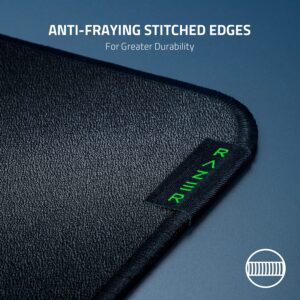 Razer Strider Hybrid Mouse Mat with a Soft Base & Smooth Glide: Firm Gliding Surface - Anti-Slip Base - Rollable & Portable - Anti-Fraying Stitched Edges - Water-Resistant - XXLarge