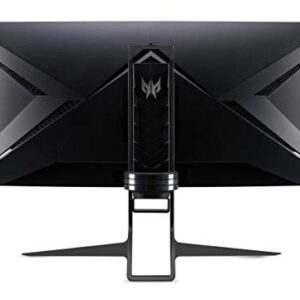 Acer Predator X34 Sbmiiphzx 34" 1900R Curved UWQHD (3440 x 1440) IPS Gaming Monitor | NVIDIA G-SYNC | NVIDIA Reflex Latency | Up to 180Hz | Up to 0.5ms | DCI-P3 98% | 400nit | DP & 2 x HDMI 2.0,Black