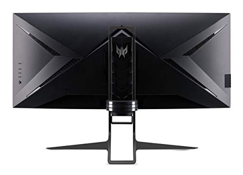 Acer Predator X34 Sbmiiphzx 34" 1900R Curved UWQHD (3440 x 1440) IPS Gaming Monitor | NVIDIA G-SYNC | NVIDIA Reflex Latency | Up to 180Hz | Up to 0.5ms | DCI-P3 98% | 400nit | DP & 2 x HDMI 2.0,Black