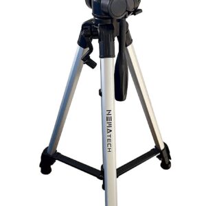 NemaTech Premium Lightweight Aluminium Tripod with Quick Release & Carrying Case (50")