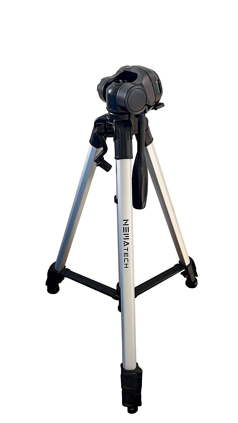 NemaTech Premium Lightweight Aluminium Tripod with Quick Release & Carrying Case (50")