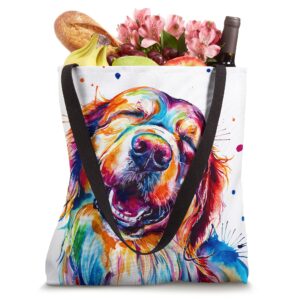 Smiling Golden Retriever Tote Bag