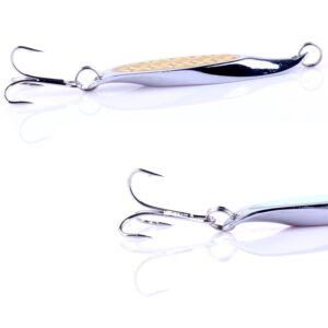 Fishing Lures,Fishing Spoons,Trout Lures,Bass Lures,2.75inch/.074oz,5-Piece Box,Applicable to Various Waters,Suitable for Many Kinds of Fish,Fishing Spoons Lures