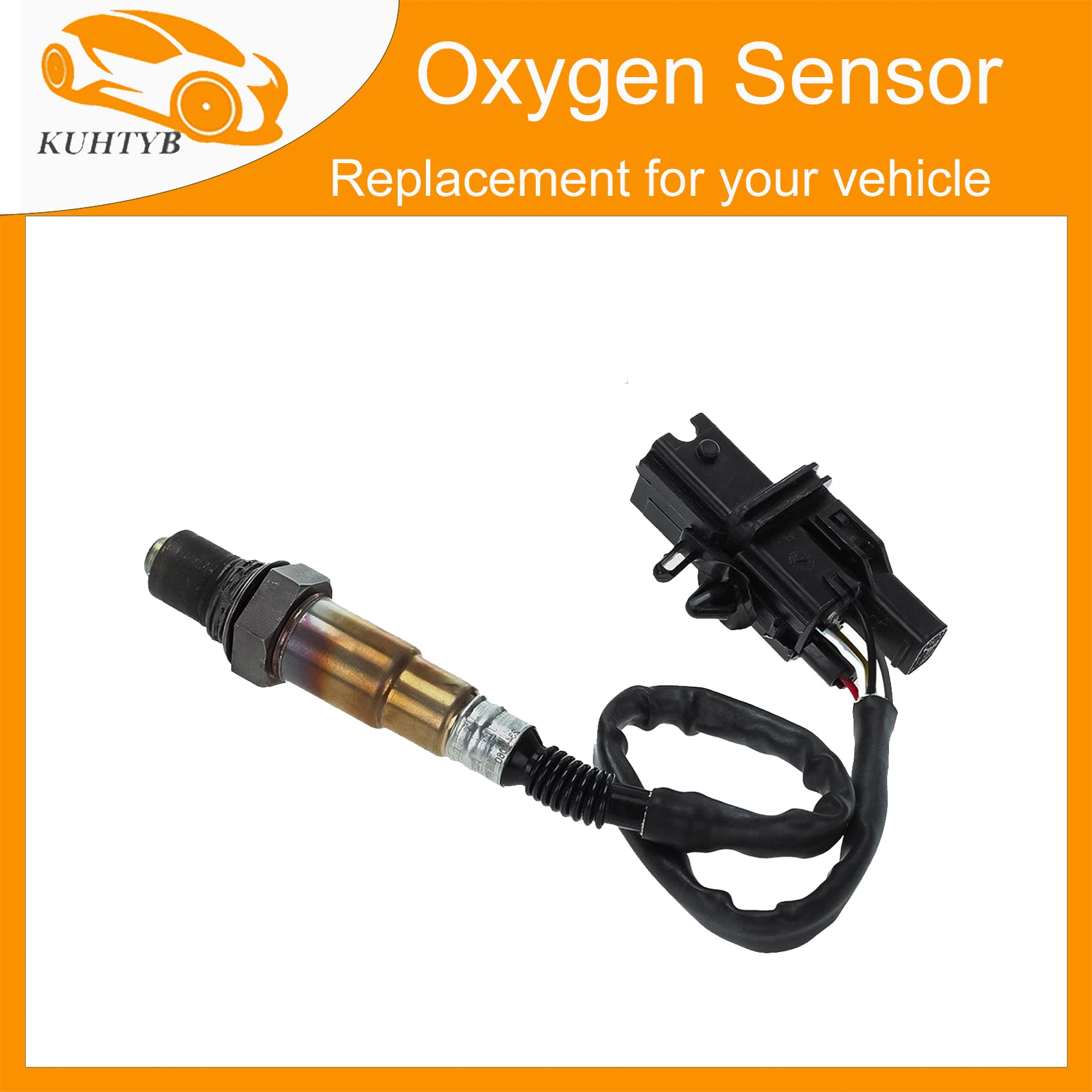 KUHTYB Oxygen Sensor 234-5060 234-4835 O2 Sensor Upstream Downstream Compatible with NISSAN ARMADA 2006-2005 5.6L, PATHFINDER 2004 5.6L, TITAN 2006-2004 5.6L Replacement for SG1570 SG1659 (4PCS)