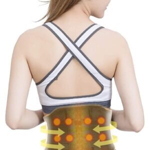 XMSM Lower Back Brace Back Support Belt with Adjustable Straps and Built-in Splints, Lumbar Belt for Pain Relief and Injury Prevention (Size : Medium)