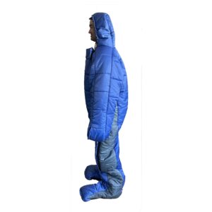 Gaorui Mummy Sleeping Bag Humanoid Sleeping Bag Outdoor Camping Sleeping Bag Winter Indoor Outdoor Portable Ultralight Warm Adult Windproof Sleeping Bag (Blue2#, L)