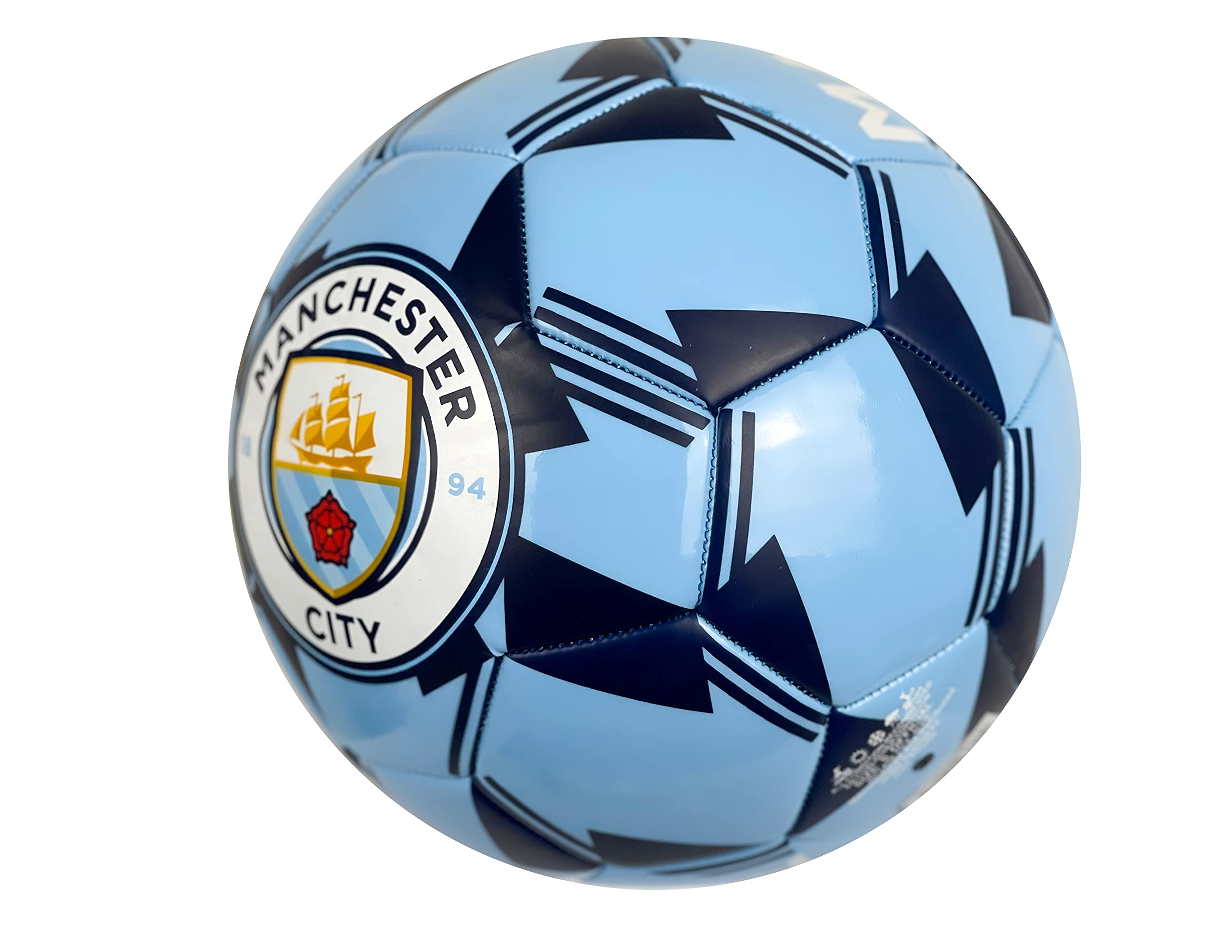 Icon Sports Manchester City Soccer Ball #4, Licensed M. City Ball (Size 4)