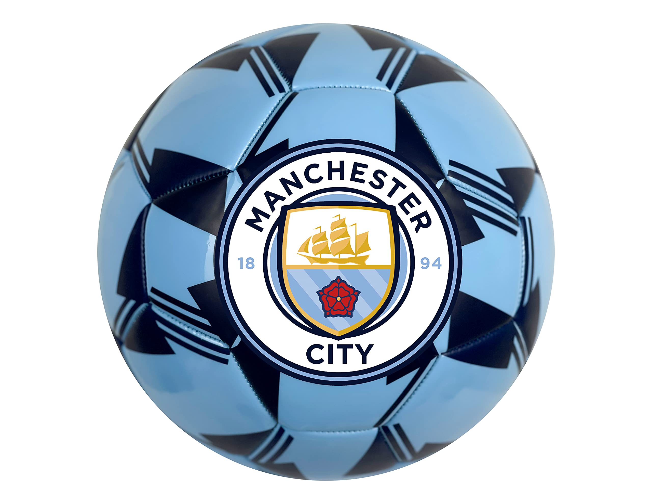 Icon Sports Manchester City Soccer Ball #4, Licensed M. City Ball (Size 4)