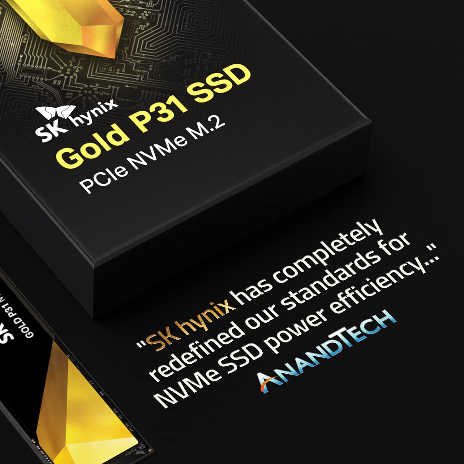 SK hynix Gold P31 2TB PCIe NVMe Gen3 M.2 2280 Internal SSD, Up to 3500MB/S, Compact, Form Factor SSD - Internal Solid State Drive with 128-Layer NAND Flash