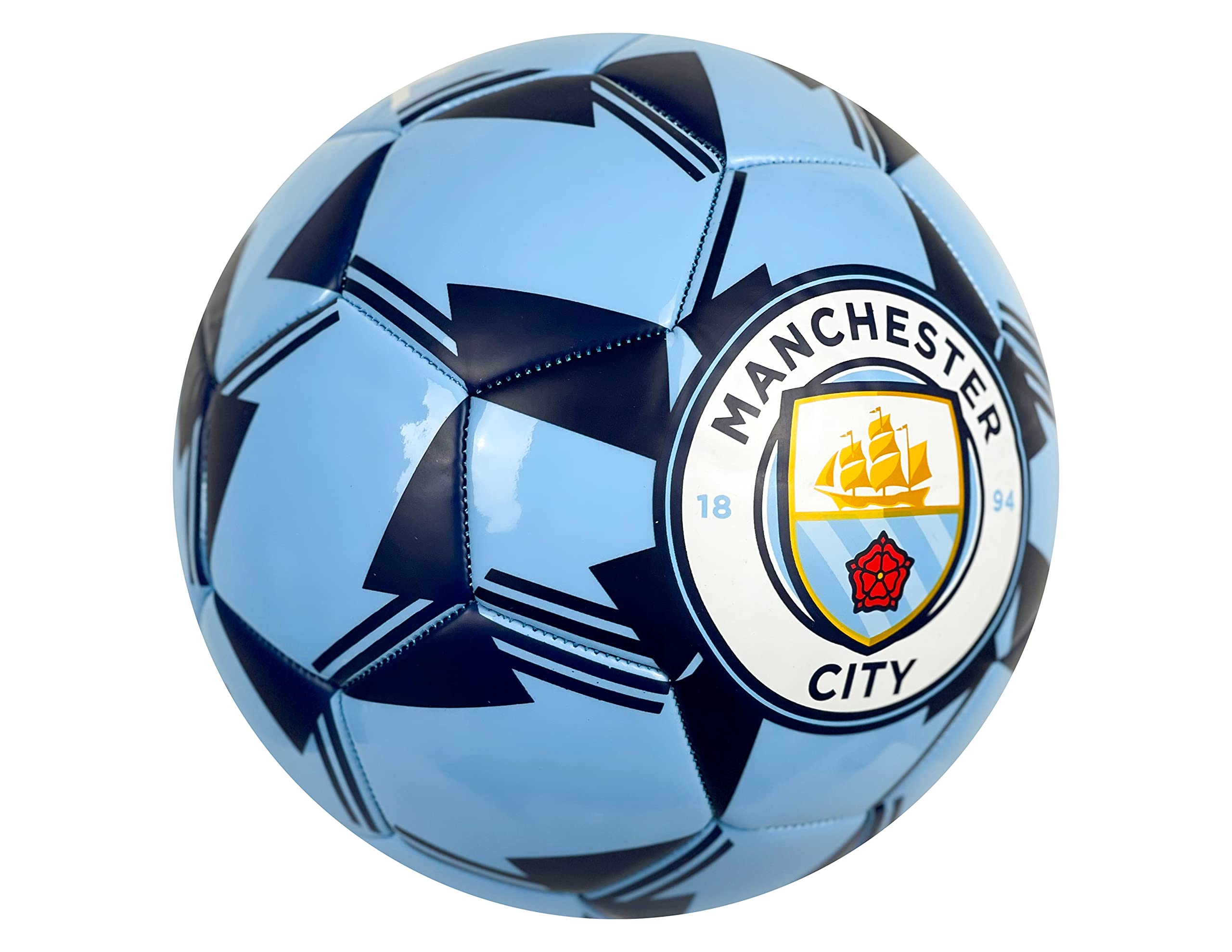 Icon Sports Manchester City Soccer Ball #4, Licensed M. City Ball (Size 4)