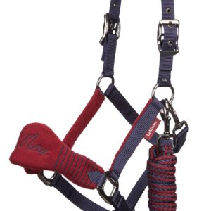 Lemieux Vogue Fleece Headcollar & Rope Royal Blue Extra-Full