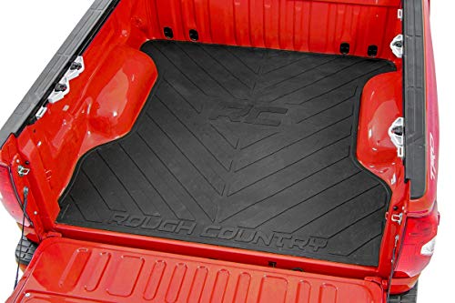 Rough Country Rubber Bed Mat for 2019-2022 Ram 1500 | 5'7" Bed - RCM685 - Black