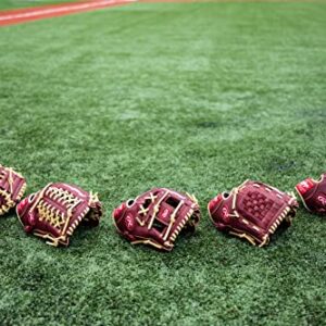 Rawlings | SANDLOT Baseball Glove | Left Hand Throw | 11.75" - Modified Trap-Eze Web, 11.75 inch - Trapeze Web - Burgundy