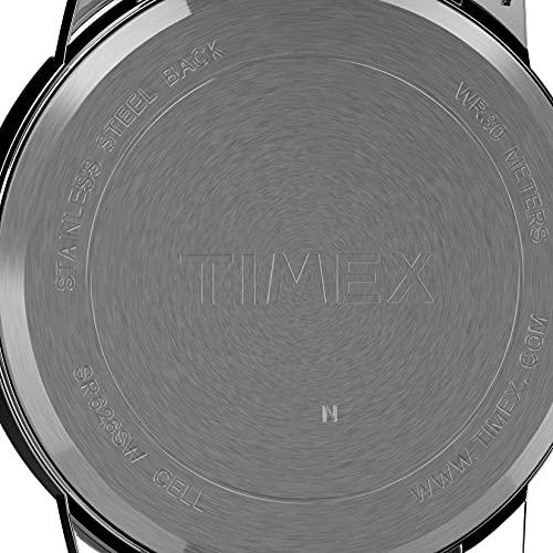 Timex Men's Easy Reader 35mm Perfect Fit Watch – Two-Tone Case White Dial with Two-Tone Expansion Band