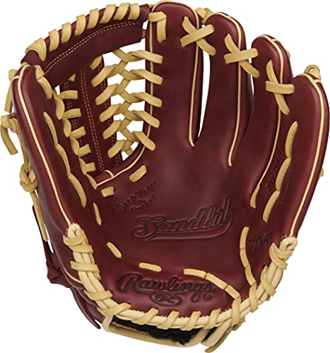 Rawlings | SANDLOT Baseball Glove | Right Hand Throw | 11.75" - Modified Trap-Eze Web