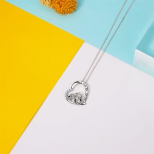 MISTBEE Mothers Day Gifts for Mom Women Cow Gifts for Women 925 Sterling Silver Cow Necklace Pendant Cow Jewelry Gifts for Mother Her