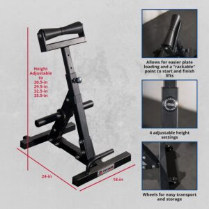 Titan Fitness Landmine Stand with Weight Storage