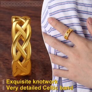 ChainsPro Nordic Rngs for Women Knot Rings Guard Engagement Ring