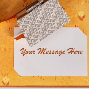 Paper Love 3D Fall Foliage Pop Up Card, For Autumn, Thanksgiving, Halloween, Thank You, Thinking of You or Just Because - 5" x 7" Includes Envelope and Removable Note Tag