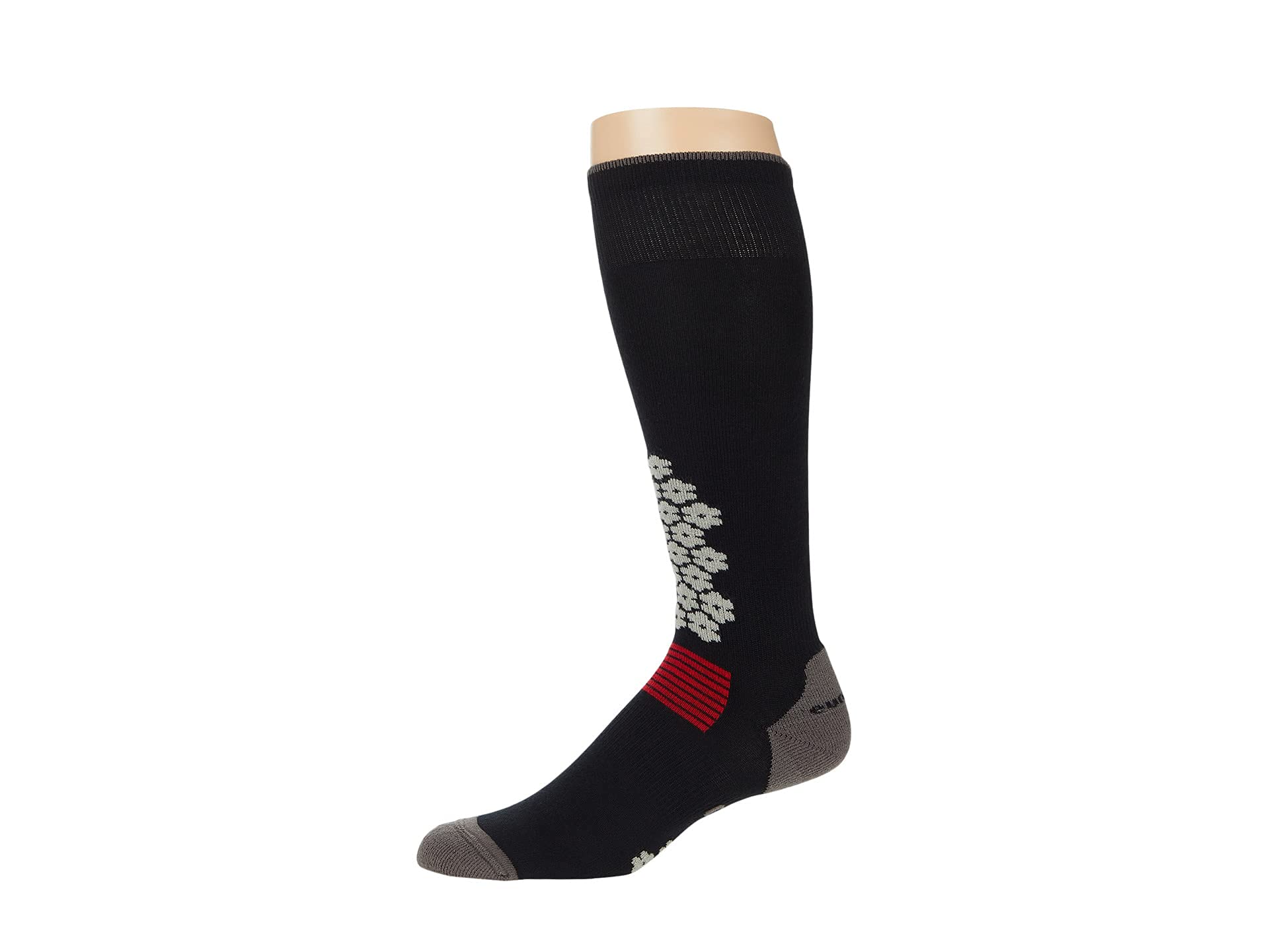 Eurosock womens Snowdrop Women Snow Ski Socks, Deep Black, Medium US