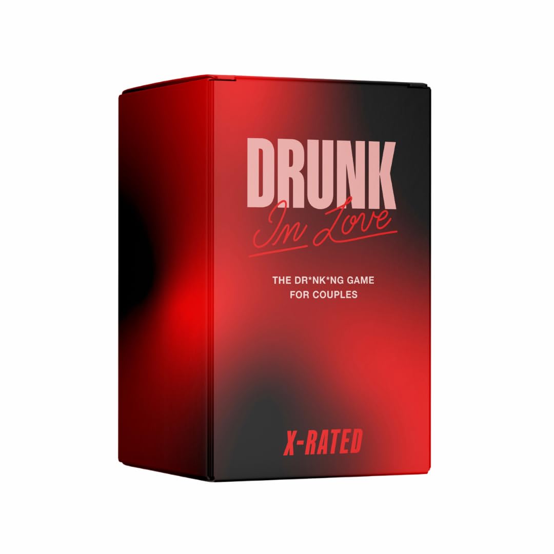 Drunk in Love Couples Drinking Card Game Fun Intimate Date Night Games Relationship Couples Games for Adults 50 Spicy Dare Cards Romantic Anniversary Party & Valentines Gifts