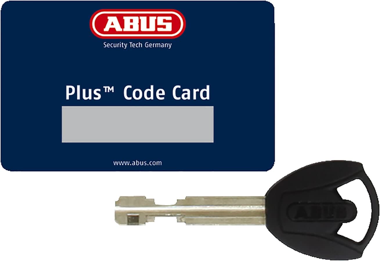 ABUS U-lock Granit Plus 470 and SH B Bracket, Bike Lock with Plus Cylinder for Tamper Protection, ABUS Security Level 12, Black