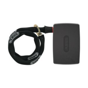 ABUS Alarmbox 2.0, Mobile Alarm System, ACH 6KS/100 Cable, Secures Bicycles, Prams, E-Scooters, Intelligent 100 dB Alarm, Black