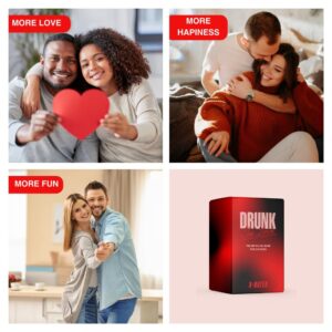 Drunk in Love Couples Drinking Card Game Fun Intimate Date Night Games Relationship Couples Games for Adults 50 Spicy Dare Cards Romantic Anniversary Party & Valentines Gifts