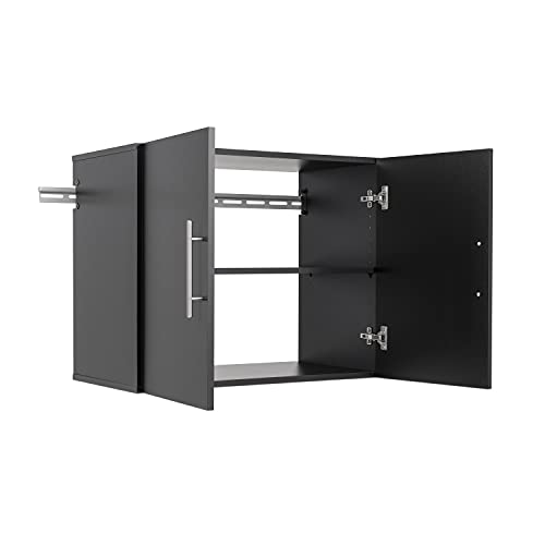 HangUps Upper Storage Cabinet, 30", Black