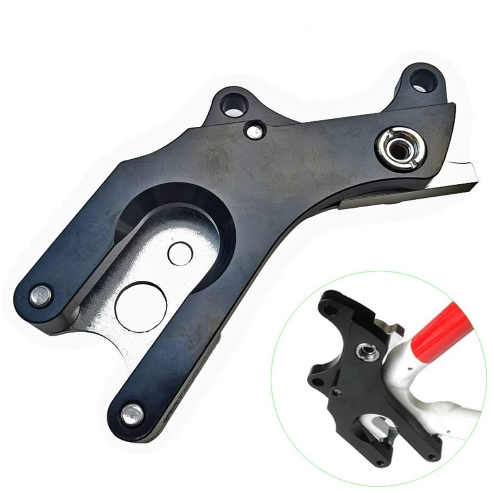 Bike Disc Brake Adapter Converter, Aluminum Alloy 126g Bike Disc Brake Conversion Upgrade Accessory Electric Modification Accessories