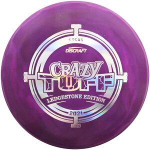 discraft limited edition 2021 ledgestone open ct crazy tuff focus putt and approach golf disc [colors may vary] - 170-172g