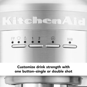 KitchenAid Metal Semi-Automatic Espresso Machine - KES6503, Brushed Stainless Steel, 1.4 Liters