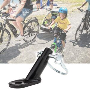 Universal Bike Trailer Coupler Bicycle Traction Head for Child Cargo and Pet Bicycle Trailers Portable Mount Adapter