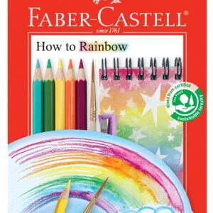 Faber-Castell How to Rainbow Watercolor Pencils Set - Kids Painting Kits, Art Kit for Kids 6-8+