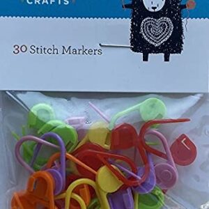 Bernat Blanket Extra Yarn, Jumbo Gauge #7, 2-Pack (Teal Dreams) Bundle with Bella's Crafts Stitch Markers